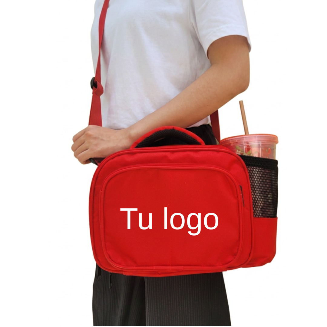 Lonchera térmica con bolsa frontal